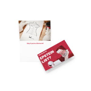 Santa's List 5x7 Holiday Card