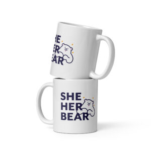 She Her Pronoun Mug